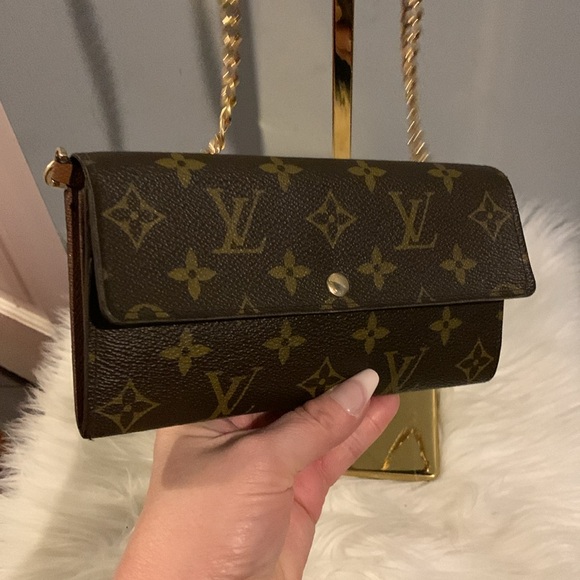 ❌SOLD❌2008 authentic Louis Vuitton Sarah wallet with free conversion kit - Picture 8 of 17